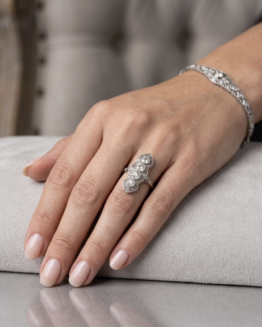 Rare diamond jewellery