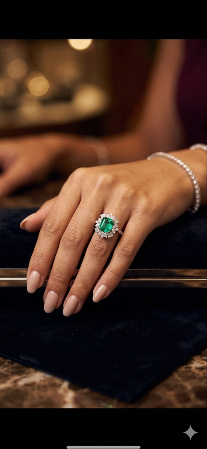 Precious gemstone jewellery