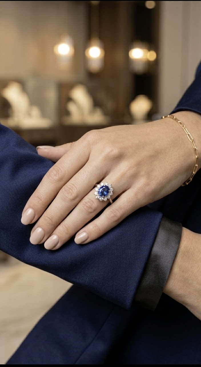 Precious gemstone jewellery